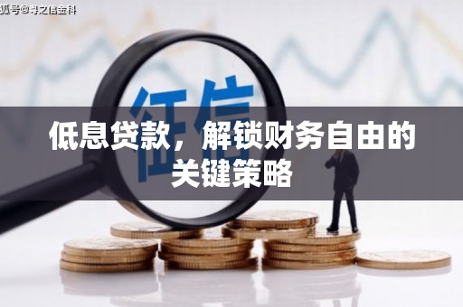 阿图什低息贷款，解锁财务自由的关键策略