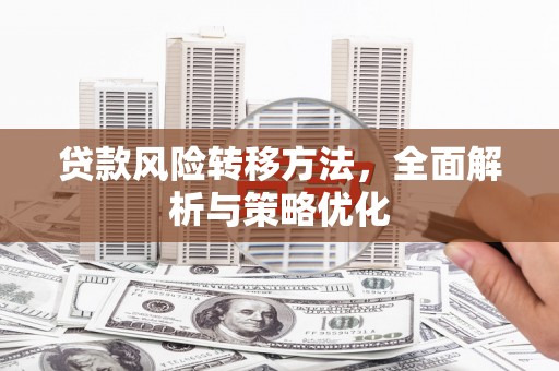 蒙城贷款风险转移方法，全面解析与策略优化