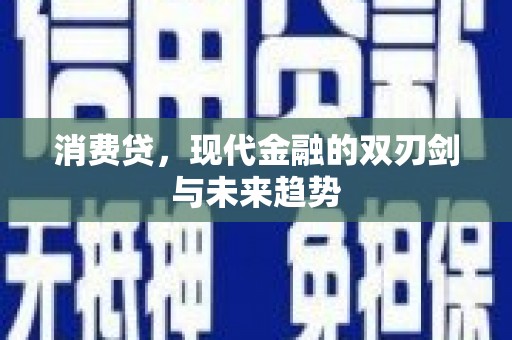 蓬江消费贷，现代金融的双刃剑与未来趋势