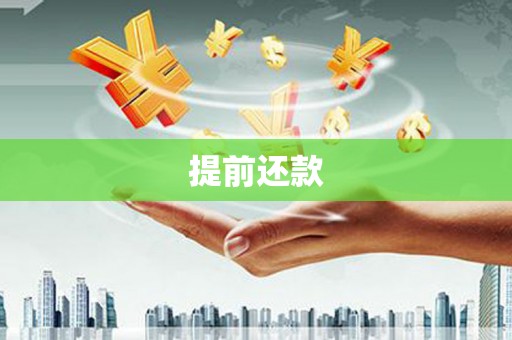 丹徒提前还款