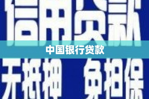禄丰中国银行贷款