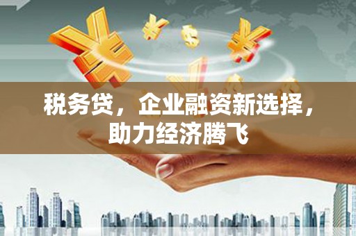 东势税务贷，企业融资新选择，助力经济腾飞