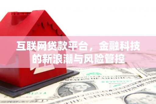 新建互联网贷款平台，金融科技的新浪潮与风险管控