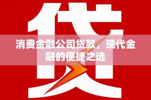 西吉消费金融公司贷款，现代金融的便捷之选