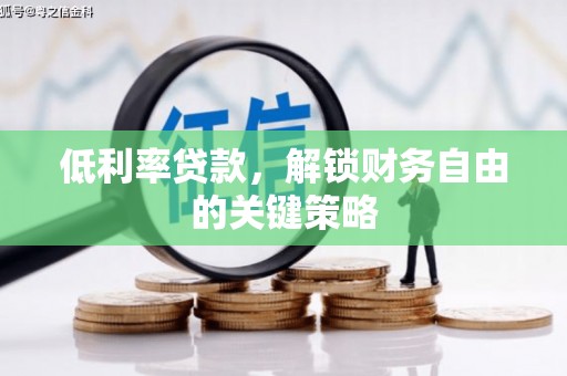 长垣低利率贷款，解锁财务自由的关键策略
