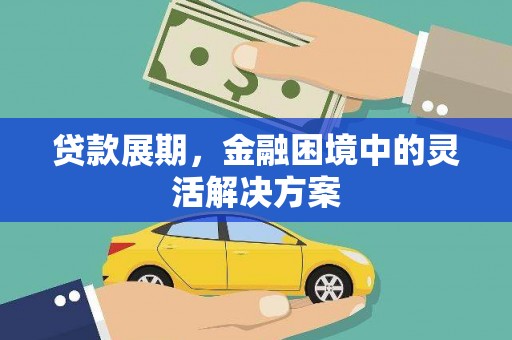 资阳贷款展期，金融困境中的灵活解决方案