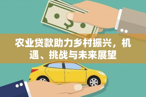 屏南农业贷款助力乡村振兴，机遇、挑战与未来展望