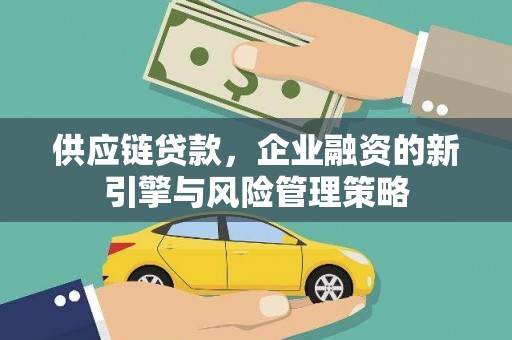 弋阳供应链贷款，企业融资的新引擎与风险管理策略
