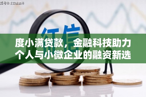 哈尔滨度小满贷款，金融科技助力个人与小微企业的融资新选择