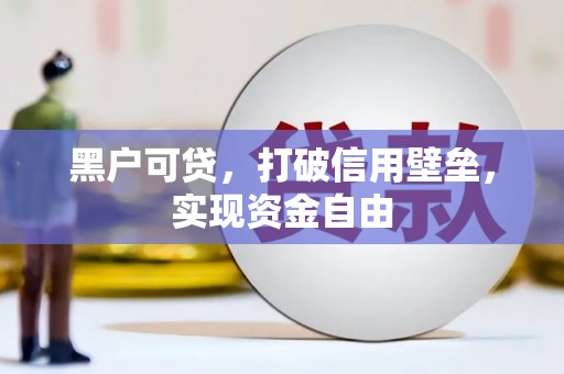 凤城黑户可贷，打破信用壁垒，实现资金自由