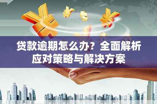谢岗贷款逾期怎么办？全面解析应对策略与解决方案