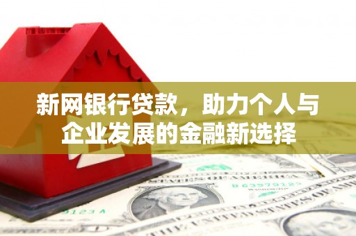 丰都新网银行贷款，助力个人与企业发展的金融新选择