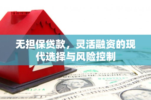 迭部无担保贷款，灵活融资的现代选择与风险控制