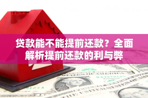 山海关贷款能不能提前还款？全面解析提前还款的利与弊