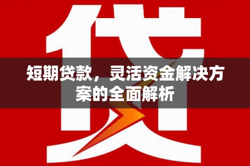 清浦短期贷款，灵活资金解决方案的全面解析