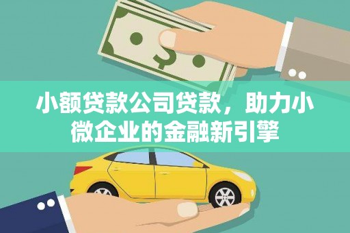 大兴小额贷款公司贷款，助力小微企业的金融新引擎