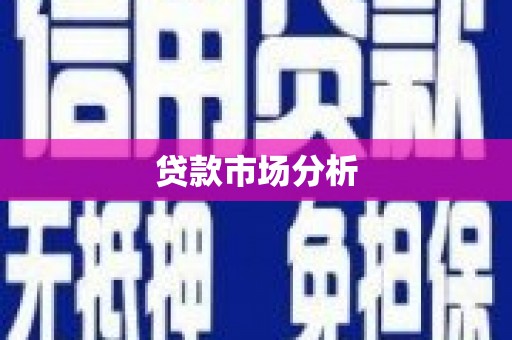 元宝贷款市场分析