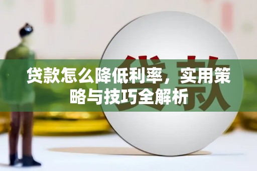南湖贷款怎么降低利率，实用策略与技巧全解析