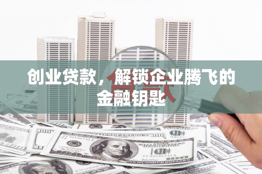 牡丹创业贷款，解锁企业腾飞的金融钥匙