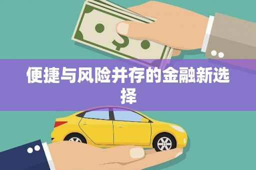 秀峰便捷与风险并存的金融新选择