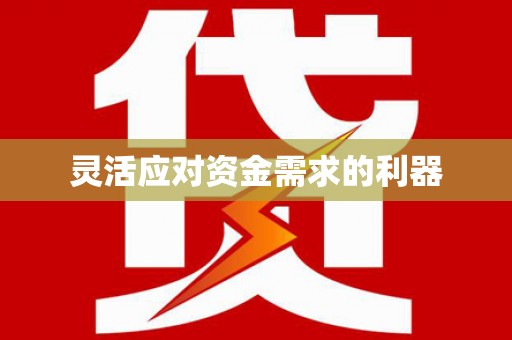 金乡灵活应对资金需求的利器